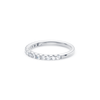 Anniversary Ring with 1/2ct of Laboratory Grown Diamonds in 18ct White Gold Bevilles 