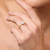1.00ct Laboratory Grown Diamond Solitaire Ring in 18ct Yellow Gold and 18ct White Gold Bevilles 