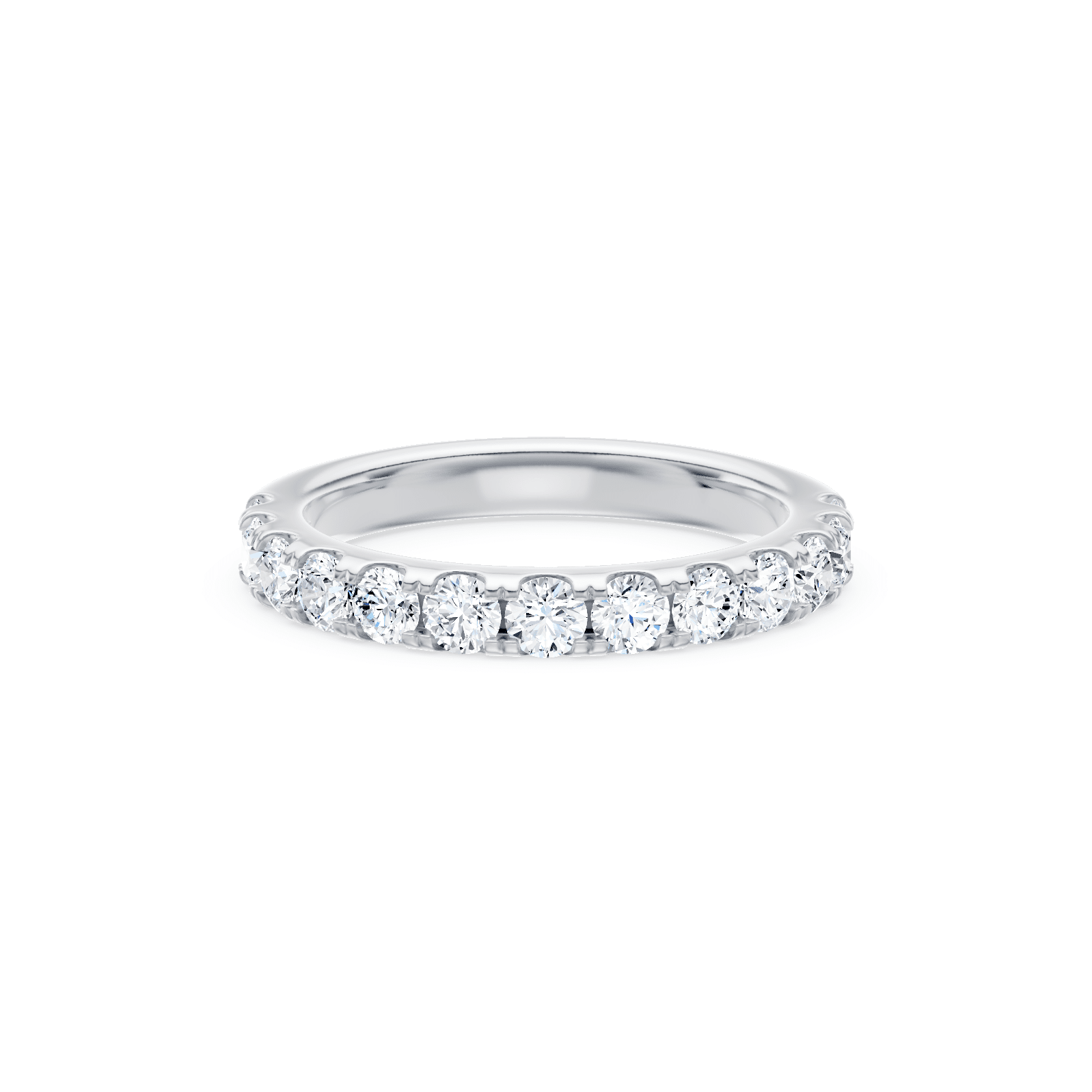 Anniversary Ring with 1.00ct of Laboratory Grown Diamonds in 18ct White Gold Bevilles 
