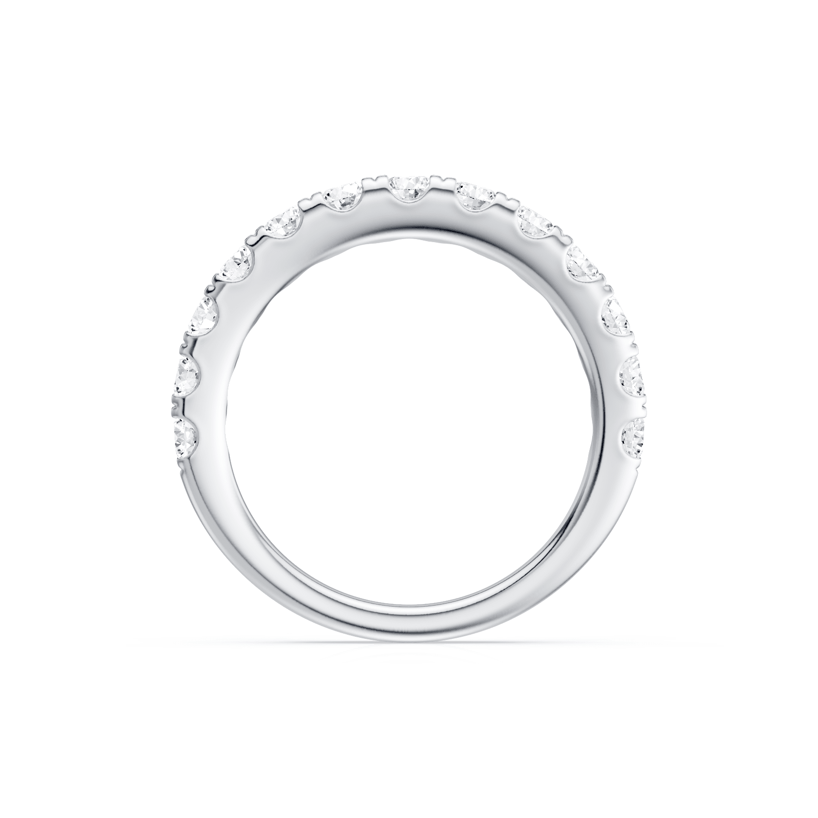 Anniversary Ring with 1.00ct of Laboratory Grown Diamonds in 18ct White Gold Bevilles 
