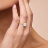 1.50ct Laboratory Grown Diamond Six Claw Solitaire Ring in 18ct Yellow Gold and 18ct White Gold Bevilles 