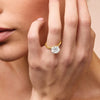 3.00ct Laboratory Grown Diamond Six Claw Solitaire Ring in 18ct Yellow Gold and 18ct White Gold Bevilles 