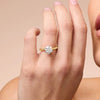 2.00ct Laboratory Grown Diamond Six Claw Solitaire Ring in 18ct Yellow Gold and 18ct White Gold Bevilles 