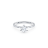 Solitaire Ring with 1.25ct of Laboratory Grown Diamonds in 18ct White Gold Bevilles 