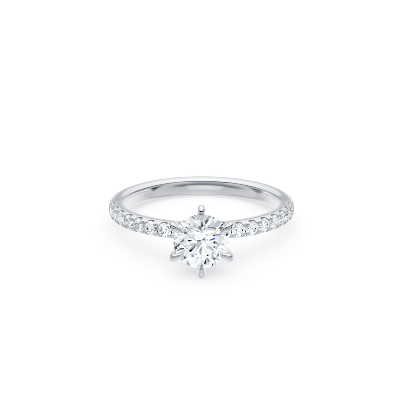 Solitaire Ring with 1.25ct of Laboratory Grown Diamonds in 18ct White Gold Bevilles 
