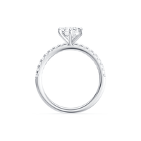 Solitaire Ring with 1.25ct of Laboratory Grown Diamonds in 18ct White Gold Bevilles 