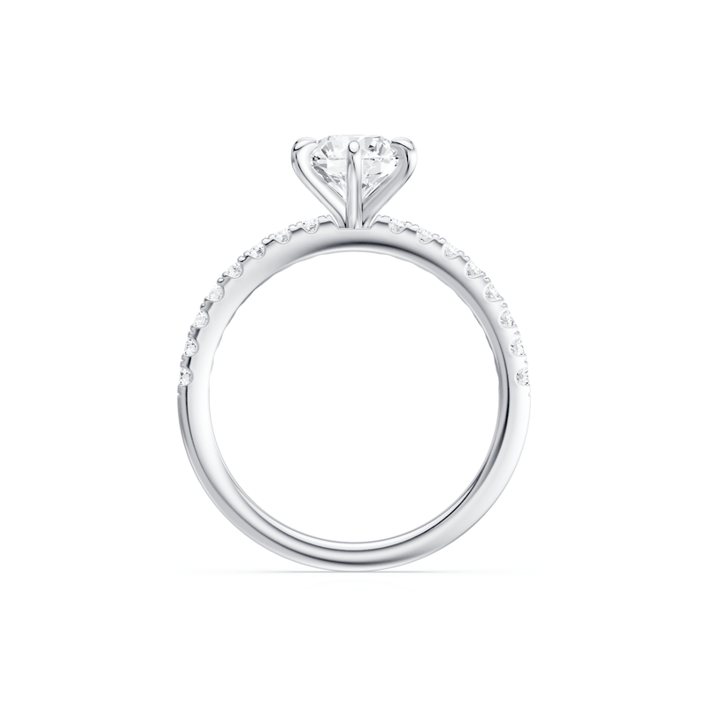 Solitaire Ring with 1.25ct of Laboratory Grown Diamonds in 18ct White Gold Bevilles 