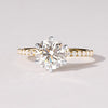 Round Brilliant Shoulder Ring with 2.25ct of Laboratory Grown Diamonds in 18ct Yellow Gold Rings Bevilles 