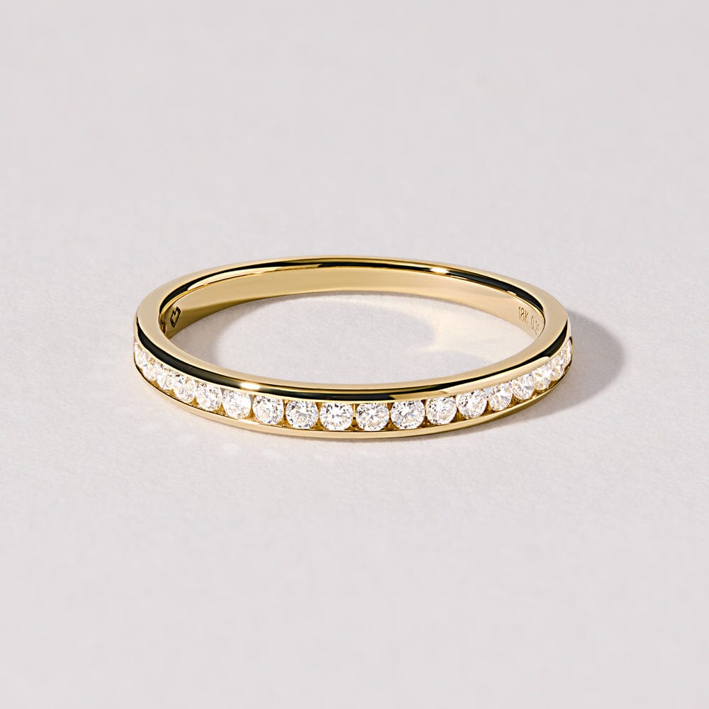 Anniversary Ring with 1/4ct of Laboratory Grown Diamonds in 18ct Yellow Gold Rings Bevilles 