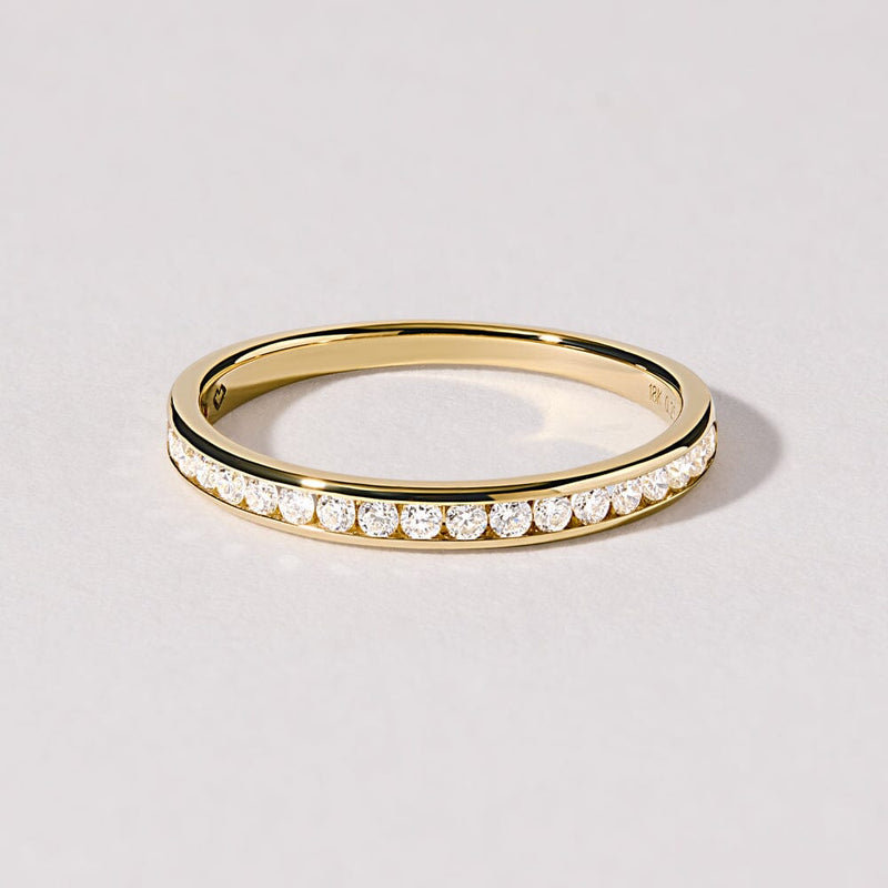 Anniversary Ring with 1/4ct of Laboratory Grown Diamonds in 18ct Yellow Gold Rings Bevilles 
