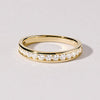 Anniversary Ring with 1/2ct of Laboratory Grown Diamonds in 18ct Yellow Gold Rings Bevilles 