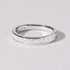 Princess Cut Chanel Set Anniversary Band with 1.00ct of Laboratory Grown Diamonds in 18ct White Gold Rings Bevilles 