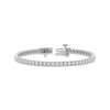 Tennis Bracelet with 1.50ct of Diamonds in 9ct White Gold Bracelets Bevilles 