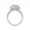 Meera Pear Halo Ring with 2.00ct of Laboratory Grown Diamonds in 9ct White Gold Rings Bevilles 