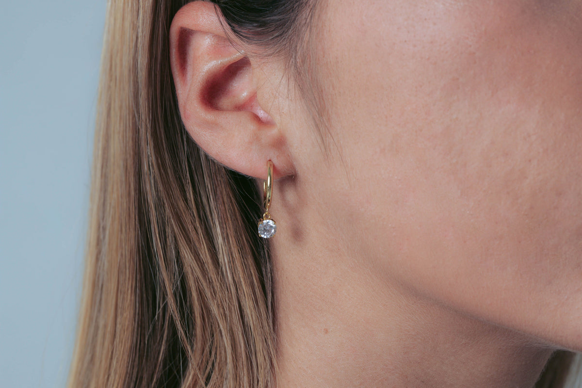 Georgini Gold Bria Hoop Bevilles Jewellers 