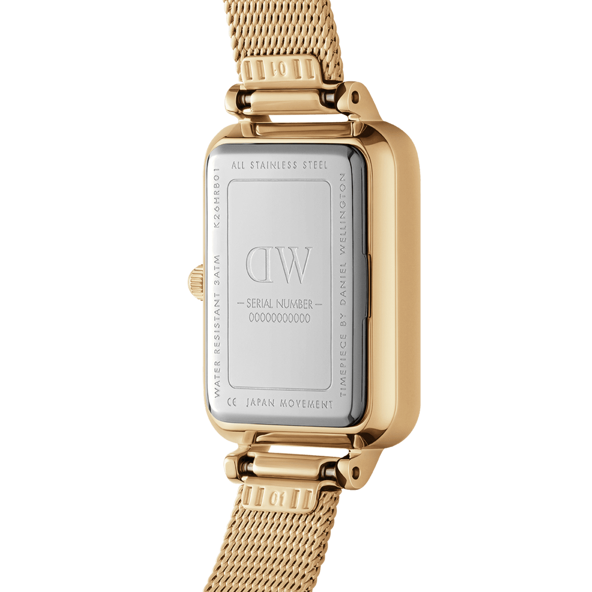 Daniel Wellington Quadro 20X26 Unitone Gold Watch Watches Daniel Wellington 