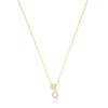 LUXURY LETTERS Q INITIAL PENDANT GOLD Pendants Georgini 