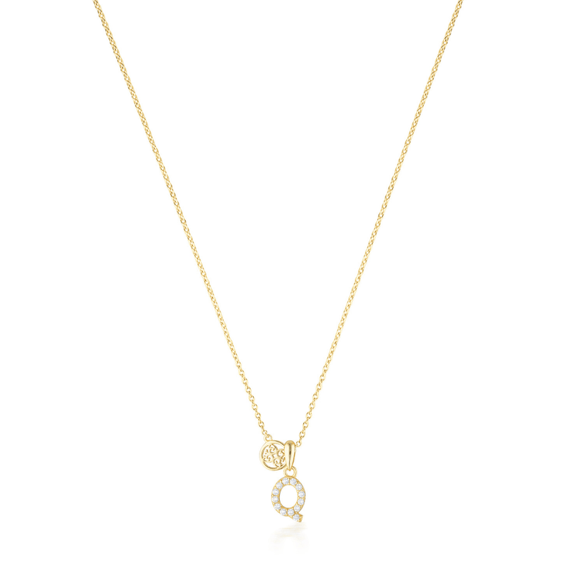LUXURY LETTERS Q INITIAL PENDANT GOLD Pendants Georgini 