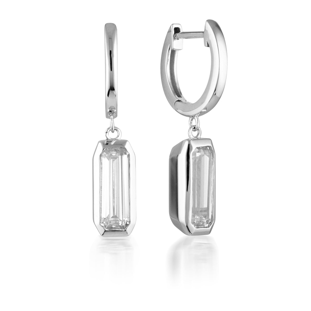 Georgini Emilio Silver Drop Earrings Earrings Georgini 