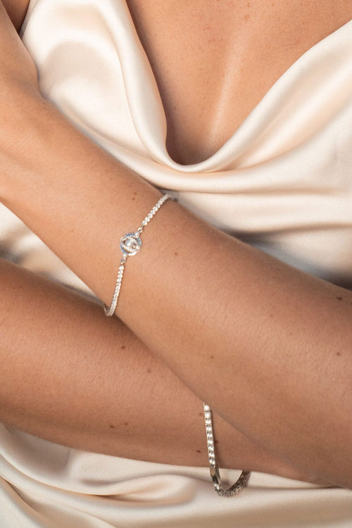 MAJESTY FRESHWATER PEARL BRACELET SILVER Bevilles Jewellers 