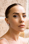SYDNEY SOIRÉE ROSE BAY EARRINGS SILVER Bevilles Jewellers 