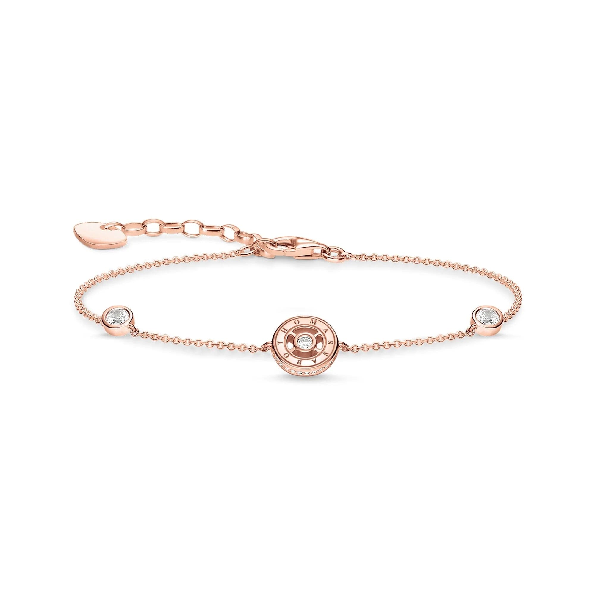 THOMAS SABO Sparkling Circles Rose Gold Stones Bracelet Bracelets Thomas Sabo 
