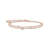 Thomas Sabo Bracelet with hearts and white stones rose gold Bracelets Thomas Sabo 