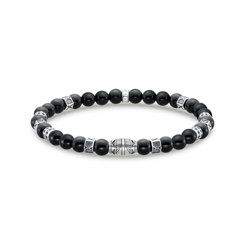 THOMAS SABO Black Bead Elements Bracelet Bracelets Thomas Sabo 