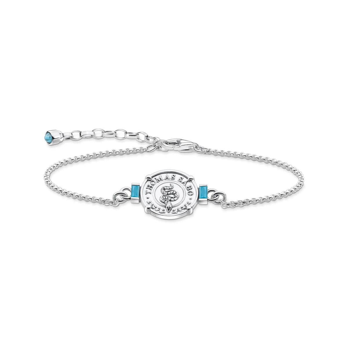 THOMAS SABO Turquoise Coin Bracelet Bracelets Thomas Sabo 