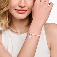 THOMAS SABO Charm Bracelet with Beads and Chain Links Silver Bracelets THOMAS SABO Charmista 