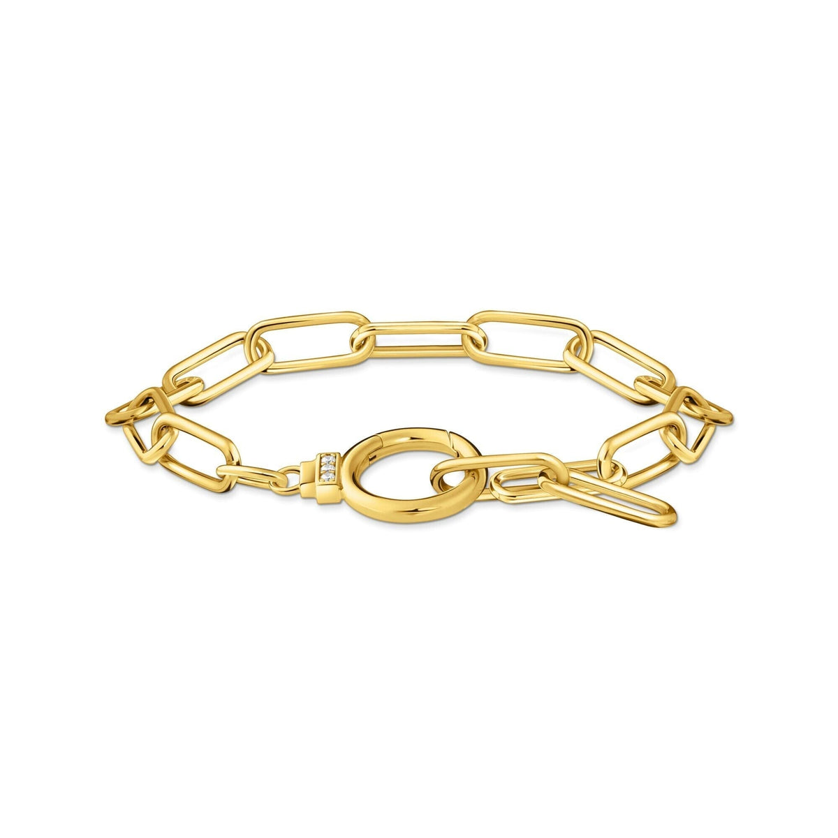 THOMAS SABO Golden Link Zirconia Bracelet Bracelets Thomas Sabo 