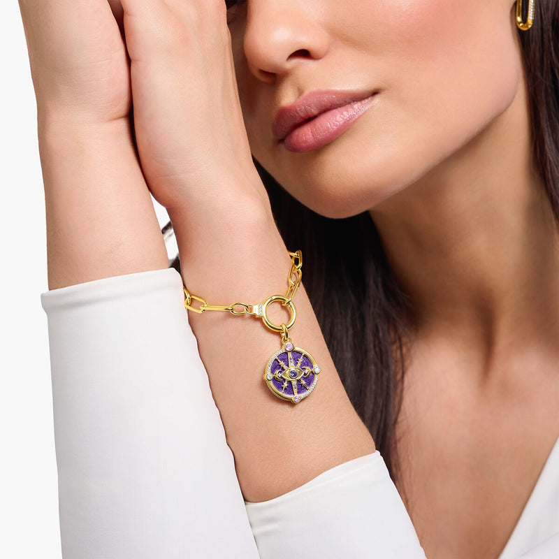 THOMAS SABO Golden Link Zirconia Bracelet Bracelets Thomas Sabo 