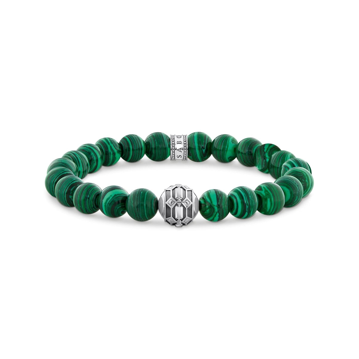 THOMAS SABO Malachite and Red Tiger's Eye Bead Bracelet Bracelets Thomas Sabo 