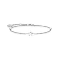 THOMAS SABO Bracelet with Star Charms and White Stones Bracelets THOMAS SABO Charmista 