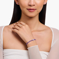 THOMAS SABO Alien Bracelet with Imitation Amethyst Bead Bracelets THOMAS SABO Charmista 