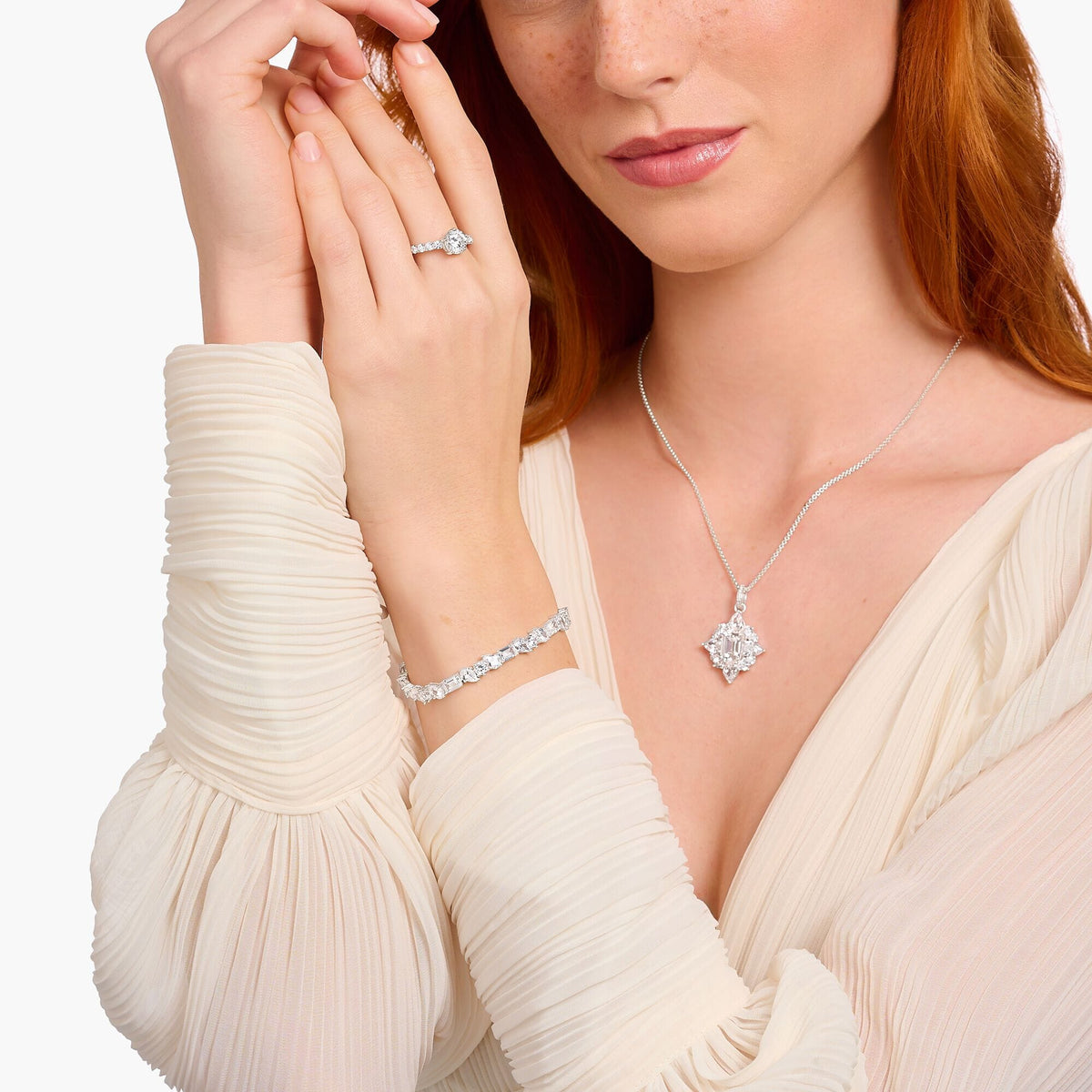 THOMAS SABO Heritage Glam Tennis Bracelet Narrow Bracelets THOMAS SABO 