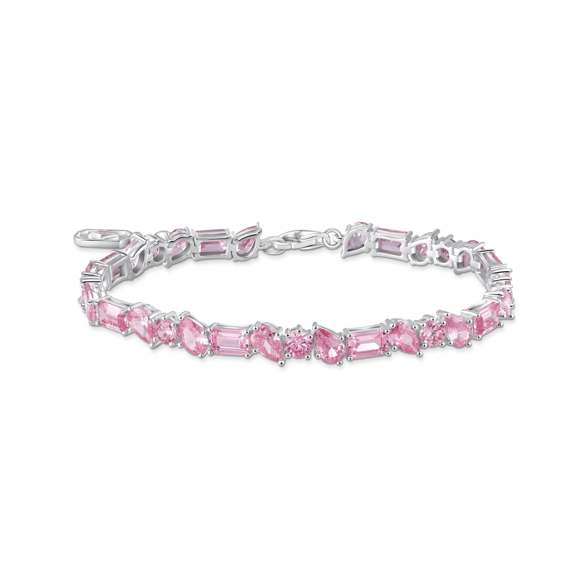 THOMAS SABO Heritage Glam Pink Tennis Bracelet Narrow Bracelets THOMAS SABO 