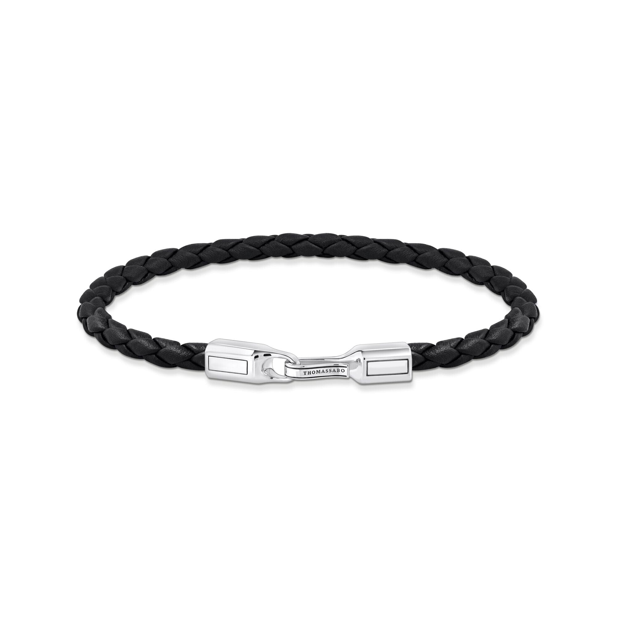 THOMAS SABO Bracelet with Braided, Black Leather Bracelets THOMAS SABO 