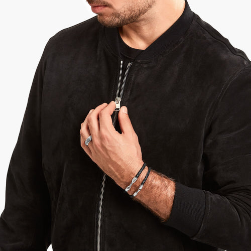 THOMAS SABO Bracelet with Braided, Black Leather Bracelets THOMAS SABO 