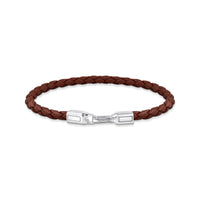 THOMAS SABO Bracelet with Braided, Brown Leather Bracelets THOMAS SABO 