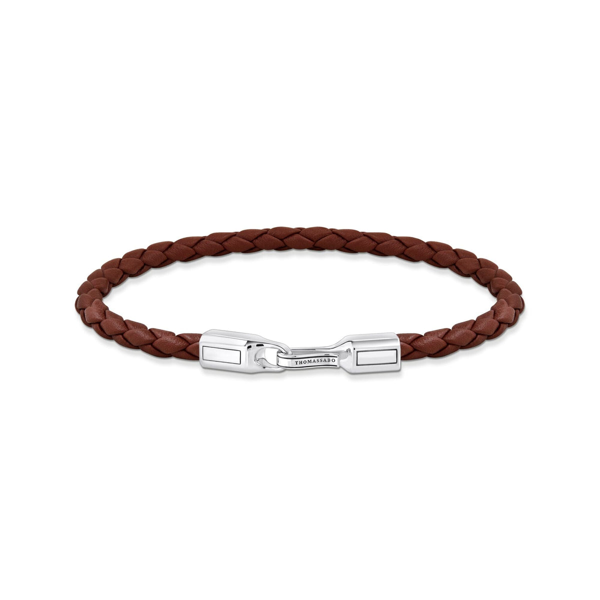 THOMAS SABO Bracelet with Braided, Brown Leather Bracelets THOMAS SABO 