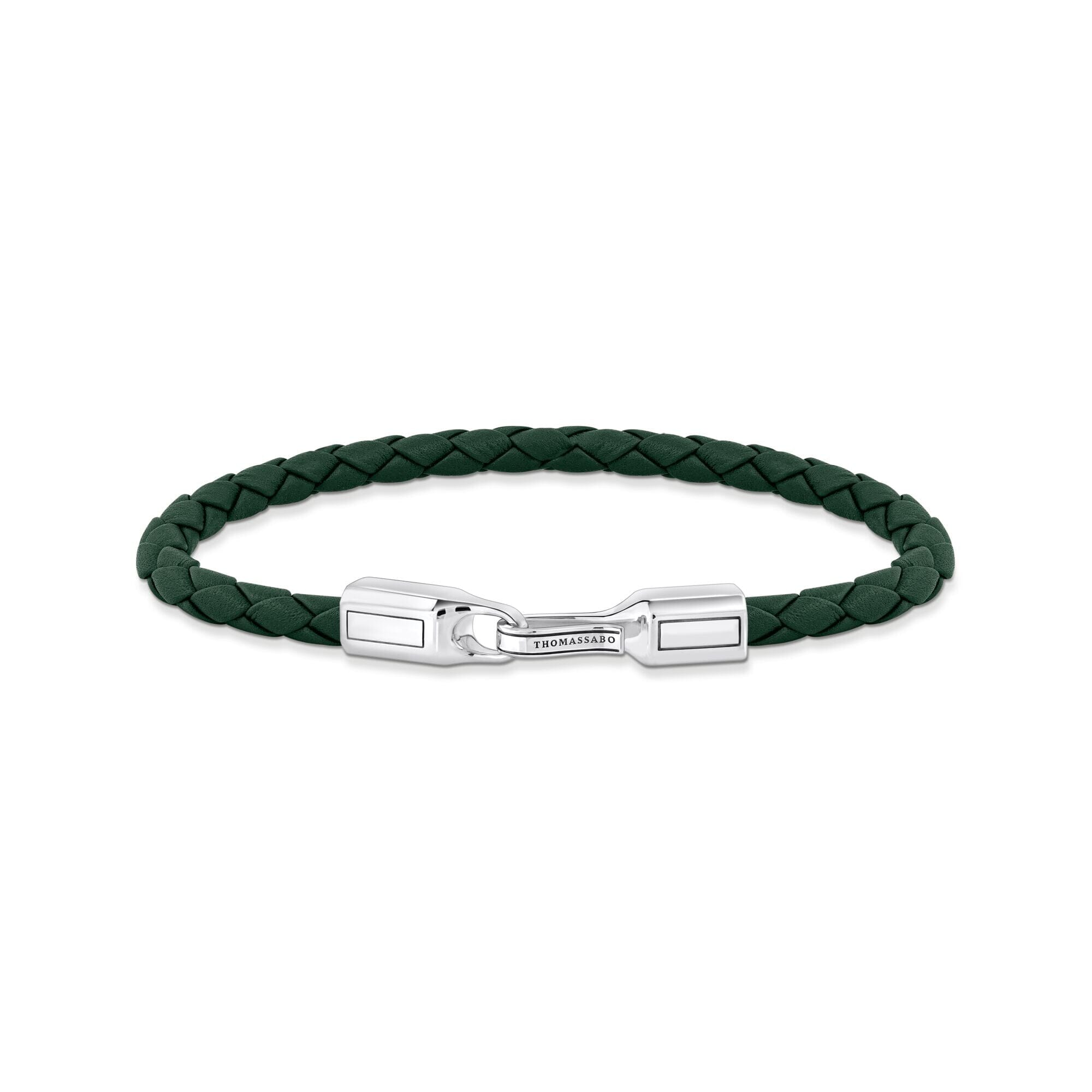 THOMAS SABO Green Leather Bracelet Bracelets THOMAS SABO 