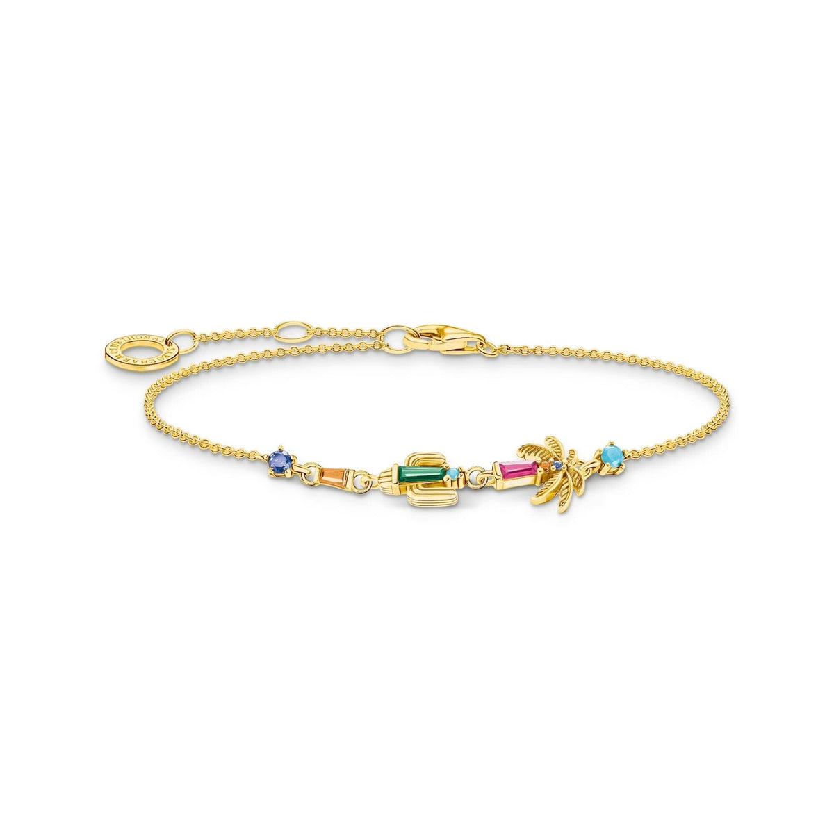 THOMAS SABO Bracelet with colourful palm tree & cactus Bracelets Thomas Sabo 