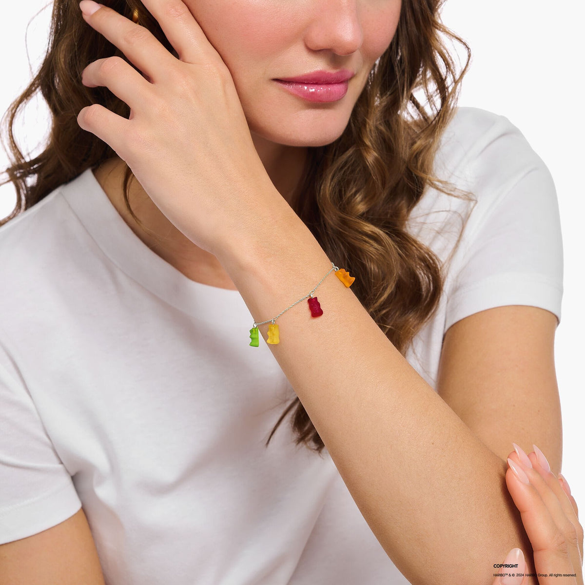 THOMAS SABO Bracelet with 5 colourful goldbears Bracelets THOMAS SABO 