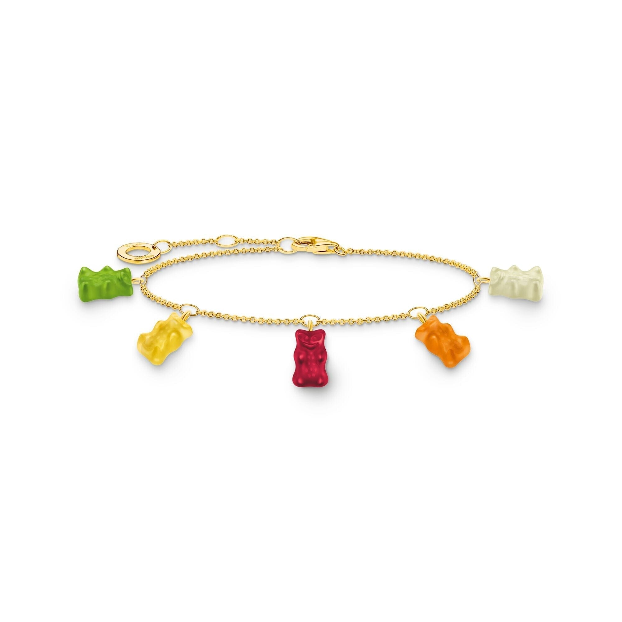 THOMAS SABO Bracelet with 5 colourful goldbears Bracelets THOMAS SABO 