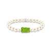 THOMAS SABO Pearl bracelet with green goldbears Bracelets THOMAS SABO 