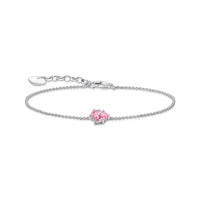 THOMAS SABO Bracelet with pink drop-shaped pedant Bracelets Thomas Sabo 