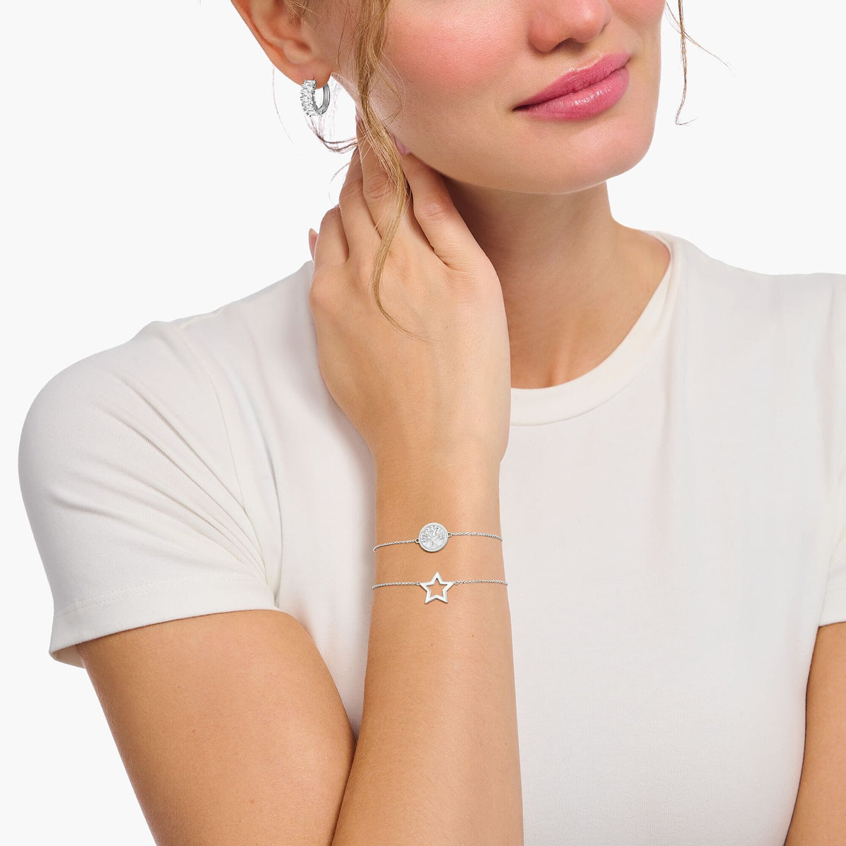 THOMAS SABO Bracelet with tree of love pendant - silver Bracelets Thomas Sabo 