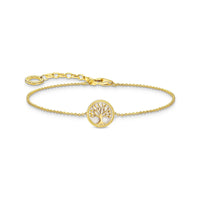 THOMAS SABO Bracelet with tree of love pendant - gold Bracelets Thomas Sabo 