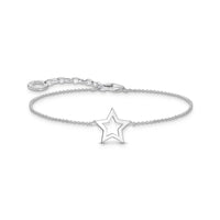 THOMAS SABO Bracelet with star pendant - silver Bracelets Thomas Sabo 
